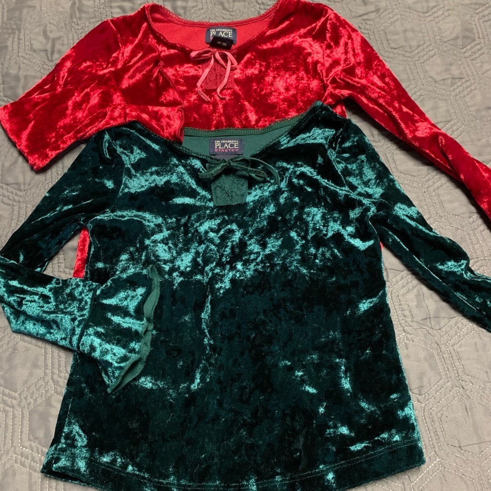 BOGO Bundle of 2 Crushed Velvet Tops